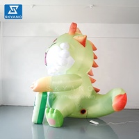 Personnage de dessin animé dragon mignon gonflable mascotte gonflable personnalisée