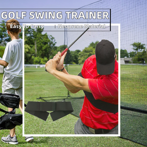 Entraîneur de swing de golf professionnel en néoprène, guide de geste de golf portable et pratique, bande élastique fiable pour l'alignement de la posture - Product Image 2