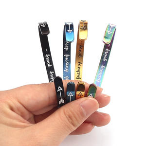 Brazalete <span class=keywords><strong>de</strong></span> Acero <span class=keywords><strong>de</strong></span> Titanio <span class=keywords><strong>de</strong></span> 6 mm con Letras <span class=keywords><strong>de</strong></span> <span class=keywords><strong>Warhammer</strong></span> <span class=keywords><strong>40K</strong></span>, Temática <span class=keywords><strong>de</strong></span> Películas y Televisión, Inspirador, Unisex, Joyería - Product Image 5