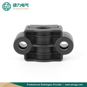 Collier de câble monobrin K13/25 pour appareillage électrique, support de fixation de câble réglable, ignifuge PA, fixation à deux boulons, pince de câble noire - Product Image 3