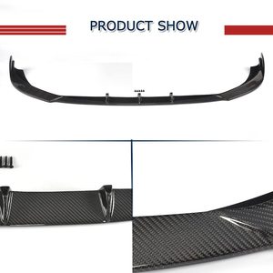Alerón Delantero de Fibra de Carbono Real para Automóvil A3 S3 8V, Protector de Parachoques Delantero, Divisor de Mentón, Kits de Carrocería para <span class=keywords><strong>Audi</strong></span> A3 S3 2013 2014 2015 2016 - Product Image 5