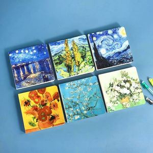 Mini Variety Styles Pencil Painting Book Blank Stamp Notebook 100 Sheets Thermal Binding Student Learning Office Supplies Gift - Product Image 1