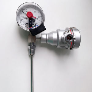 Haichen Universele Type Roestvrijstalen Bimetalen Wijzerplaat Sonde <span class=keywords><strong>Thermometer</strong></span> Met Thermowell Oem Aanpasbaar - Product Image 3