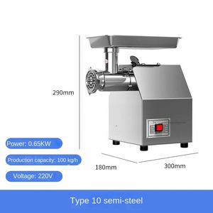 Picadora de Carne Eléctrica Multifuncional de Acero Inoxidable de Alta Potencia para Uso Doméstico y Comercial, para Triturar, Rallar y Mezclar Carne - Product Image 4