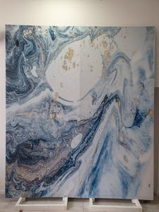 Foglio di marmo PVC con <span class=keywords><strong>dettagli</strong></span> in video alta lucida 3D stampa digitale pannello da parete - Product Image 5