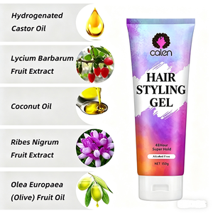 <span class=keywords><strong>Gel</strong></span> Coiffant Fixation Forte Shine Refined pour Hommes et Femmes, Marque Blanche - Product Image 3