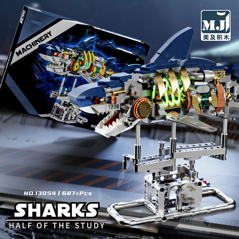 Half-mechanical shark