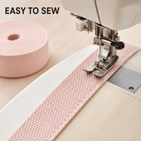 Ruban en polyester de couleur unie, épaisseur 2 mm, sangle pour la fabrication de sacs à main, accessoires de couture DIY