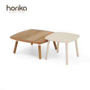 طقم أريكة فاخر من الألومنيوم للحدائق الخارجية مناسب لجميع الأحوال الجوية، أثاث خارجي للفنادق والحدائق - Product Image 4