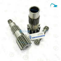 Piñón del Eje del Motor del Dispositivo de Giro para Miniexcavadora Huilian ZX17 IHI18 TB219 U17 U18 VIO, Pieza de Motor Hidráulico para Excavadora de Orugas