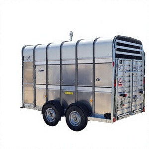 รถพ่วงบรรทุกสัตว์มือสองสภาพดี ขนาด 6x12 7x12 รับน้ำหนักได้ 3000 กก. มีจำหน่ายในราคาถูก - Product Image 1