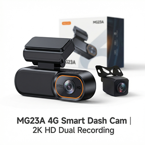 Dash <span class=keywords><strong>Cam</strong></span> 4G LTE All-in-<span class=keywords><strong>One</strong></span> a 2 Canali 2K+1080P con GPS per Auto Piccole - Product Image 1