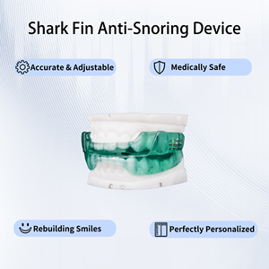 <span class=keywords><strong>Appareil</strong></span> orthodontique <span class=keywords><strong>dentaire</strong></span> de classe II, dispositif <span class=keywords><strong>anti</strong></span>-<span class=keywords><strong>ronflement</strong></span> en forme d'aileron de requin, avancement mandibulaire amovible, soin du sommeil et <span class=keywords><strong>anti</strong></span>-<span class=keywords><strong>ronflement</strong></span> - Product Image 1