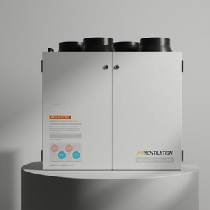 Système de ventilation monté au plafond Mia de 500 m3/h, facile à installer, système de ventilation à récupération d'énergie avec échangeur d'enthalpie - Product Image 1