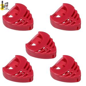 Vente en gros de pâte pour accessoires matière <span class=keywords><strong>plastique</strong></span> triangle en forme de coeur ukulélé médiator étuis portatifs collants à la main - Product Image 4