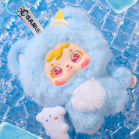 Boîte mystère Samuel en peluche, 6 pièces, jouets porte-clés mignons, collection TikTok très populaire, modèle Samuel Hug Hug Ice Cream, boîte mystère de peluches animaux mignons
