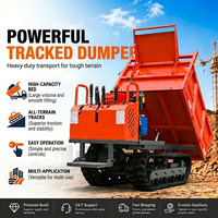 Mini Dumper Électrique sur Chenilles Autochargeur 500kg 1 Tonne, Camion Articulé Télécommandé Japonais Minero Cingolato