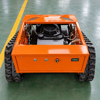 Tondeuse à gazon télécommandée CXM-TT550A, débroussailleuse à essence pour terrains accidentés, fermes et vergers