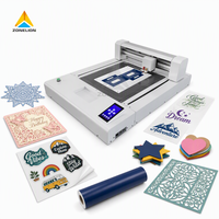 Professionelle Desktop-CNC-Vinylschneidemaschine für Aufkleber, Abziehbilder, Papierhandwerk und Thermotransferpapier