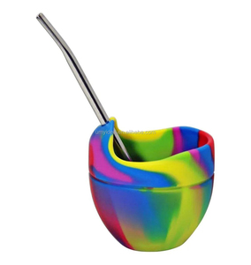Taza de té de silicona con bombona, taza de calabaza Mate, Yerba, 2020 - Product Image 6