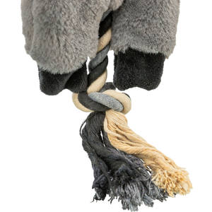 Jouet pour chien âne en peluche avec poignée en corde et pompon 66 cm, jouet interactif pour animaux de compagnie - Product Image 4