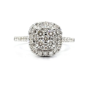 Bague de mariage classique en or blanc 18 carats avec diamants naturels taille baguette, qualité supérieure, vente en gros Chine, pour femme, idéale pour les fêtes - Product Image 1