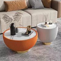 Table d'appoint design minimaliste en métal moderne italien de luxe nordique, combinaison créative pour la maison