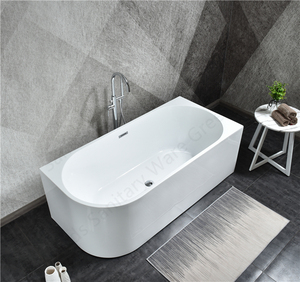 Frap — baignoire en acrylique autoportante, élégante, pour salle de bain, taille personnalisée - Product Image 4