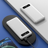 Batería portátil de carga rápida de 20000mAh, cargador con entrada dual y salida dual de 2,1a, venta al por mayor de fábrica