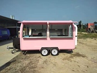 Remorque alimentaire mobile à toit rond, chariot de restauration de rue personnalisé pour hot-dogs, idéal pour l'Australie, les États-Unis et l'Europe - XINJINGYAO