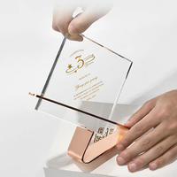 Pas cher Simple Or Argent Cuivre Métal Cristal Verre Trophée Plaque Prix Blanc En Gros