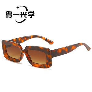 <b>Square</b> <b>Frame</b> <b>Sunglasses</b> Black UV400 Women's Sunshades - Product Image 2