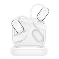 Écouteurs True Open Ear pour un confort durable, longue durée de lecture, basses profondes, écouteurs sans fil pour les réunions, la conduite, les voyages
