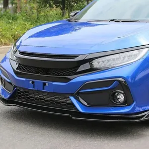 <b>For</b> 10th Gen 2016 2017 2018 2019 2020 2021 Car Front Bumper Racing <b>Grille</b> Upper Hood <b>Mesh</b> Body Kit Exterior - Product Image 4