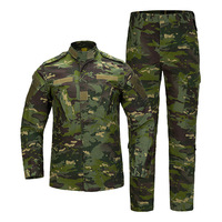 Équitation ACU Deuxième génération Unisexe Camouflage Coton Entraînement en plein air Combinaison tactique Résistant à l'usure Respirant