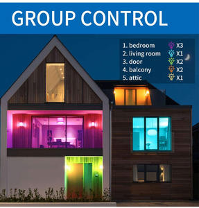 Bombilla LED Inteligente Fxpot, Nueva Llegada, con Control por Voz <span class=keywords><strong>Alexa</strong></span>, RGB, Control Tuya, B22 E26 E27, 10w, Conexión Wifi - Product Image 5