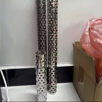 Tube filtrant en fil d'acier inoxydable perforé en maille tricotée avec service de découpe, prix compétitif, usine chinoise, personnalisé