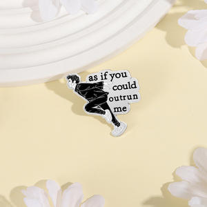 Pin de Esmalte Metálico Pintado con la Frase '<span class=keywords><strong>Te</strong></span> <span class=keywords><strong>Amaré</strong></span> por Siempre', Broche Inspirado en la Película de Vampiros, Insignia de Solapa, Joyería, Regalo para Fanáticos, Venta al por Mayor - Product Image 5