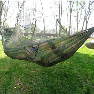 Filet de camping portable et pliable JOYFOX, installation rapide, camouflage, filet de couchage avec <span class=keywords><strong>moustiquaire</strong></span>, sacs en coton - Product Image 6