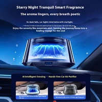 Nouveau produit 2026 Diffuseur d'arômes ultrasonique intelligent rechargeable sans eau pour voiture, diffuseur d'huiles essentielles portable pour voiture