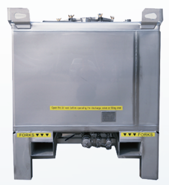 DINGGIN IBC Tank 1000L 304/316 Stainless Steel IBC Tote Tank for Liquid Storage Food Grade