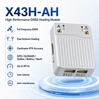Récepteur GNSS RTK à double antenne pleine fréquence X43H-AH GPS GLONASS Galileo BeiDou NavIC pour UAV, robot, agriculture de précision
