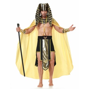 Fiesta de Carnaval faraón egipcio adulto hombre mujer antiguo <span class=keywords><strong>Egipto</strong></span> rey <span class=keywords><strong>Halloween</strong></span> Cosplay disfraces TV película juego de rol - Product Image 3