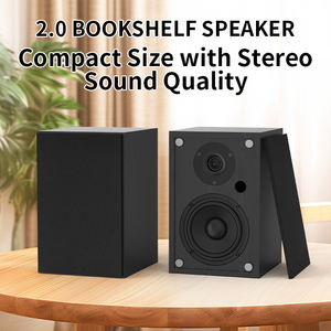 Enceintes bibliothèque actives 2.0 canaux 100W, 60 watts, son surround haute fidélité, système audio de cinéma maison, musique - Product Image 2