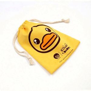 ขายตรงจากโรงงาน กระเป๋าผ้ามัสลินออร์แกนิค 100% ขนาดเล็ก พิมพ์โลโก้ตามสั่ง ของพรีเมี่ยม - Product Image 2