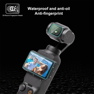 Vente flash PULUZ 9H 2.5D HD Protection d'écran en verre trempé + <span class=keywords><strong>Film</strong></span> de protection d'écran pour DJI OSMO Pocket 3 Haute transmission - Product Image 4