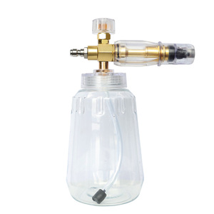 STM 1000ml Transparent Foam <b>Sprayer</b> High <b>Pressure</b> Car Wash Water Gun Fan Shaped PA <b>Sprayer</b> - Product Image 5
