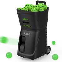 Sistema de Entrenamiento Profesional de Pickleball PP-Smart Pro, 80 Pelotas, Control Remoto por Aplicación de Doble Modo, Máquina de Pelotas de Grado Comercial y para Clubes