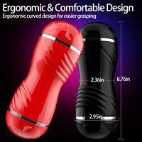 Masturbateur masculin 2 en 1, poupée réaliste avec bouche texturée, vagin serré, masturbateur à gorge profonde, jouets sexuels oraux pour hommes