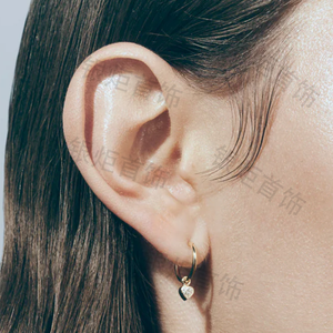 In <span class=keywords><strong>oro</strong></span> placcato 925 in argento Sterling con pavimentazioni gioielli Moon bottd <span class=keywords><strong>orecchini</strong></span> di <span class=keywords><strong>cartilagine</strong></span> donna ragazza - Product Image 5